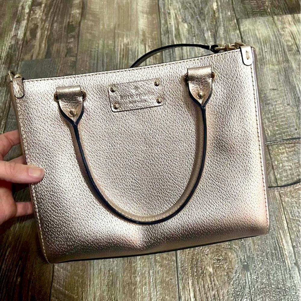 Kate Spade rose gold purse